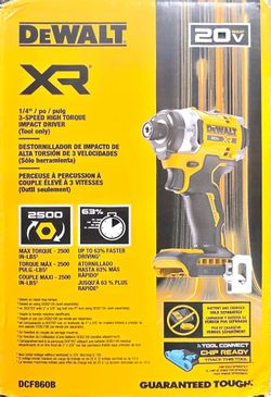 Dewalt 20v rx 3-speed Impact driver
