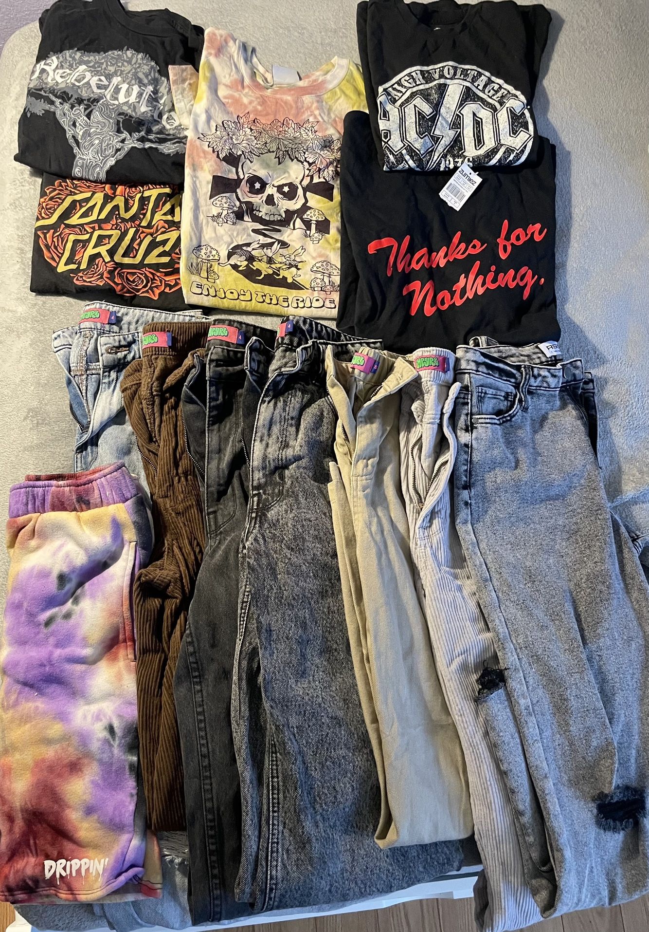 Teen Girl Kid Pants/Shirts - ZUMIEZ COLLECTION