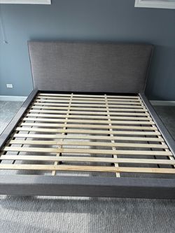 King Size Upholstered Bed Frame
