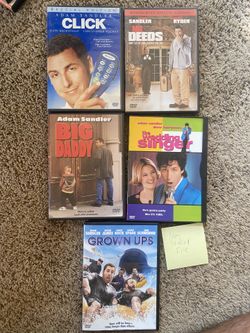 5 pack laugh out loud Adam Sandler movies for dvd