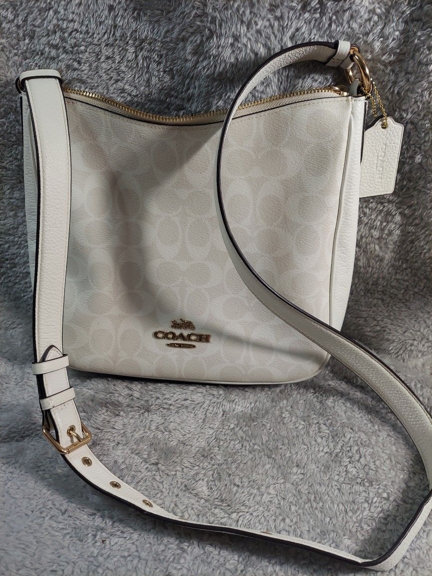 Coach Ellie File Bag Crossbody Glacier White Must Pick Up