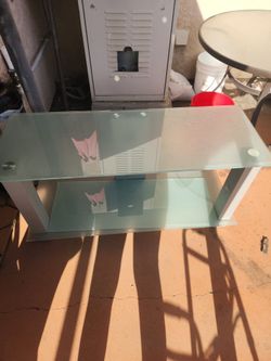 Glass TV Stand