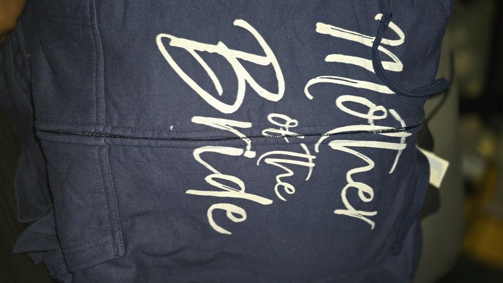 "Mother If The Bride" Zip Up Hoodie - Medium