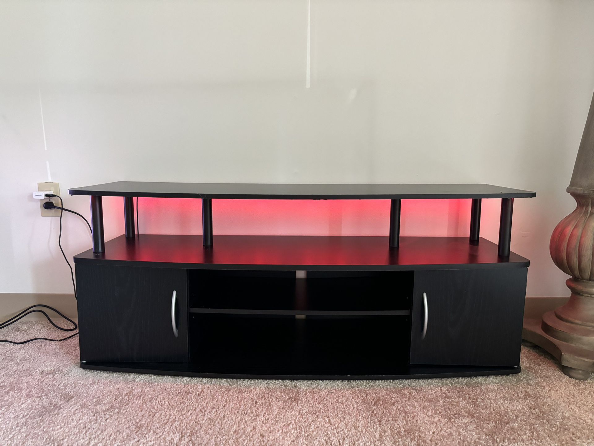 TV STAND With LED lights