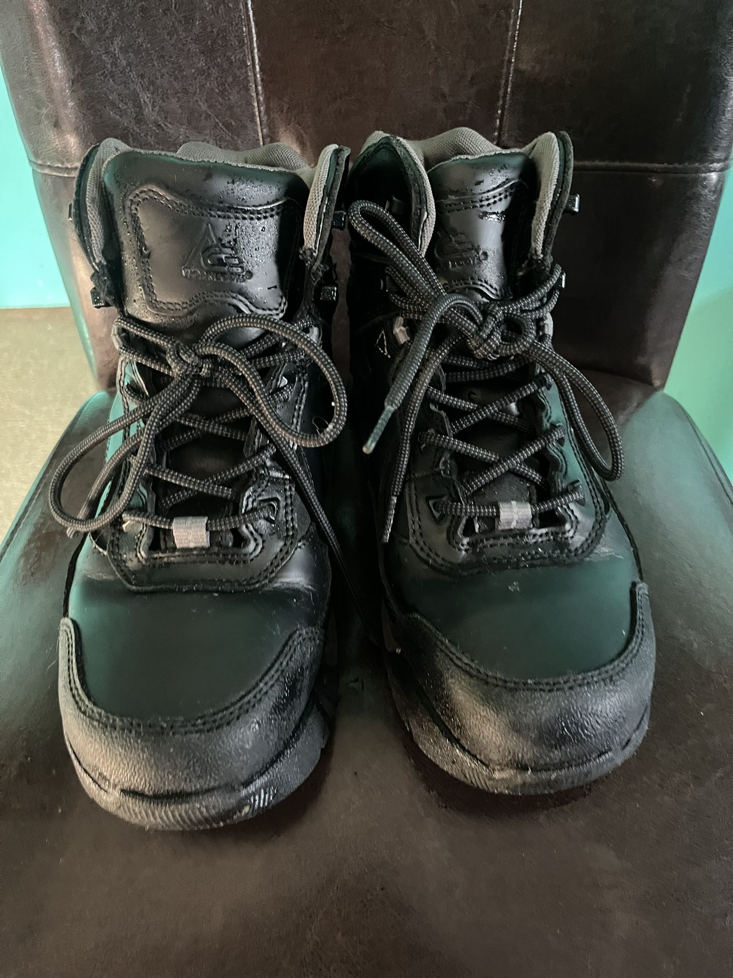Black Steel Toe Work Boots
