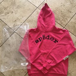 Sp5der vvs hoodie Pink