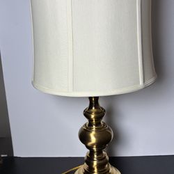 Vintage Stiffel Solid Brass Stacked Ball Table Lamp Mid Century Modern31” Tall 