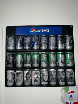 Vintage 1999 Star Wars Phantom Menace Pepsi Soda Can Collection