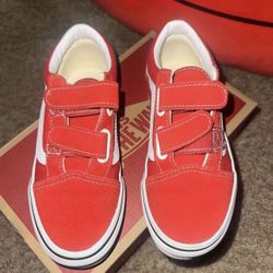 Kids Old Skool Red Vans 