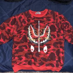Bape Crew Neck Red Camo