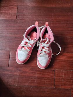Nike Pink and White Sneakers size 2y
