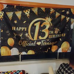 Birthday Banner 13 Year