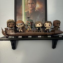 Complete Set Jabbas Skiff Funko Pop
