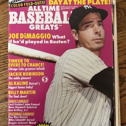 All Time Baseball Greats Magazine November 1990 Joe DiMaggio Robinson Griffey 