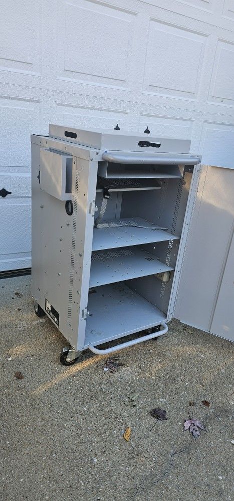 Send Offer - Datamation Storage Cart With Power Cord And Extension
