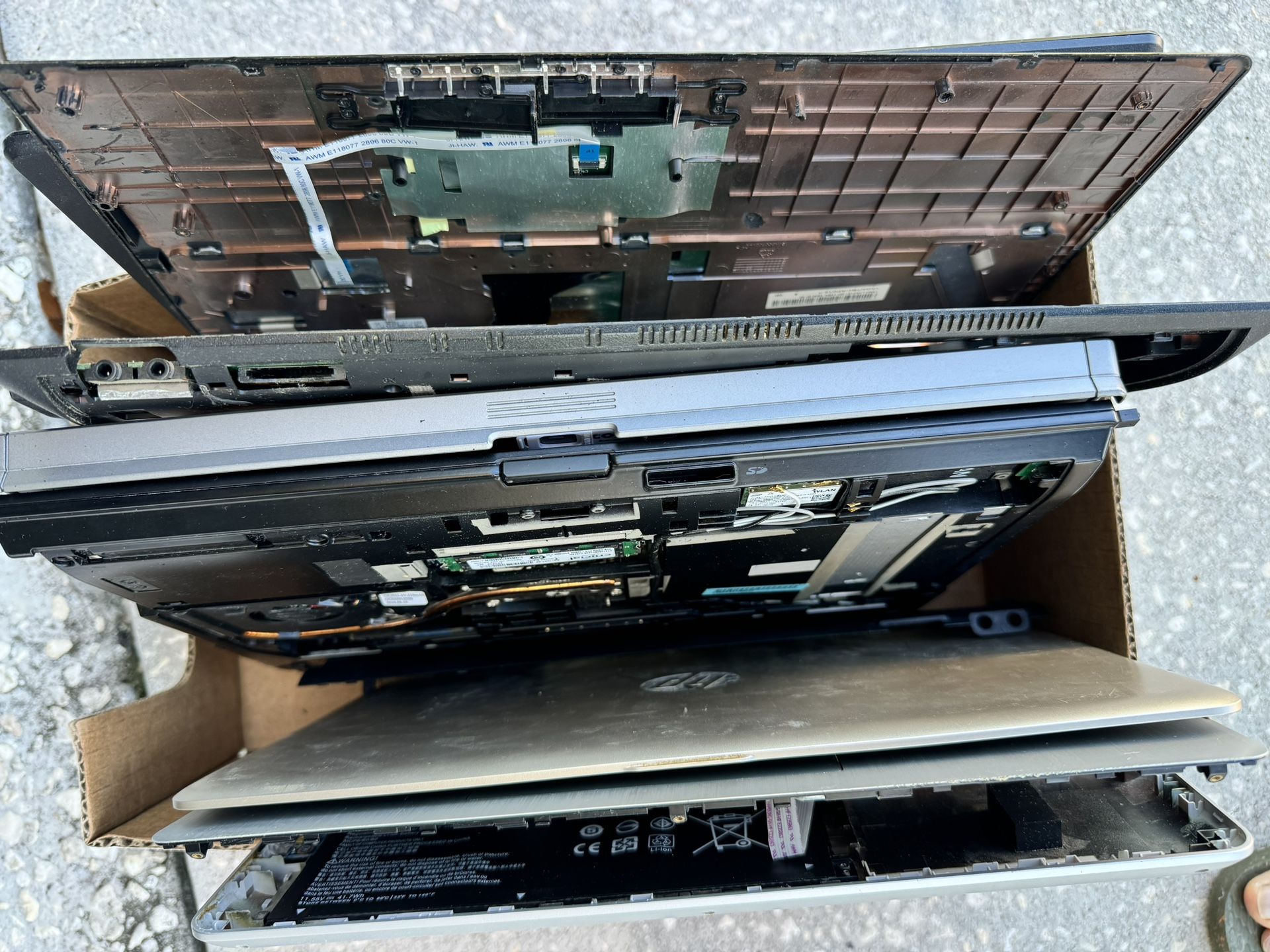 3 Laptops For Parts