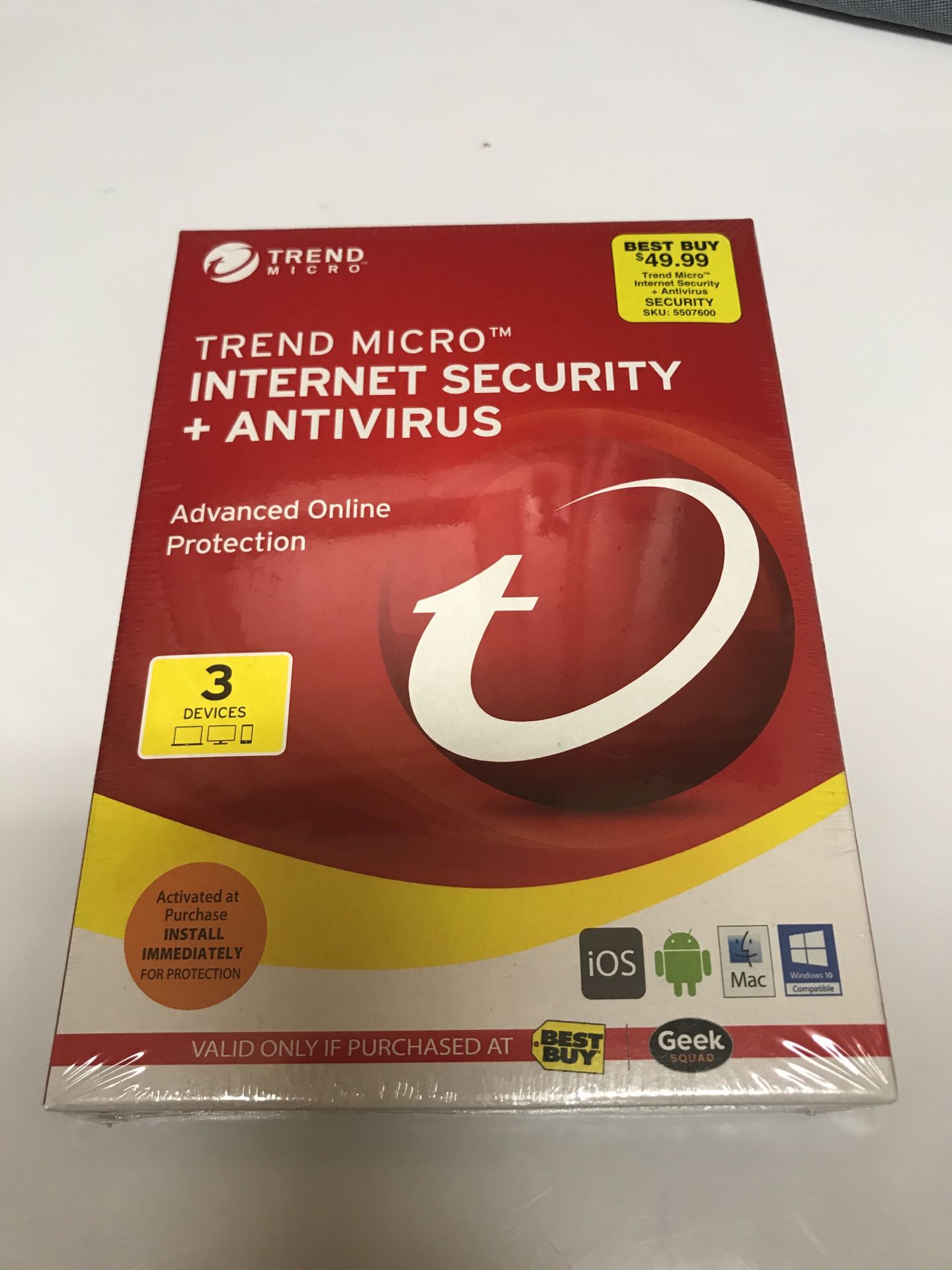 Trend Antivirus (Brand New) Sealed (6 months) $15