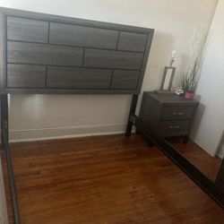 Queen Size Bedframe with Night Stand (optional)