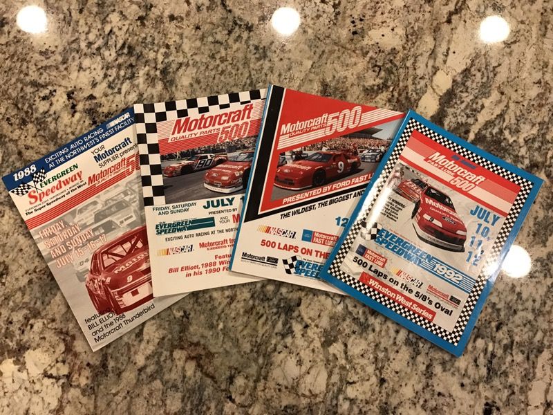 Motorcraft 500 at Evergreen Speedway Official Programs