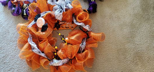 Halloween Wreath Handmade