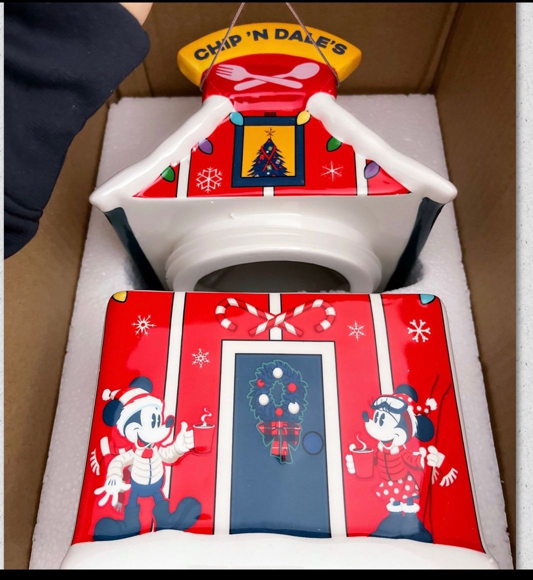 Disney Christmas Cookie Jar