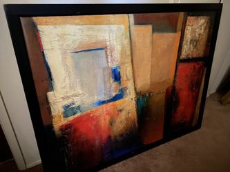 PINTURA ABSTRACTA EN ÓLEO