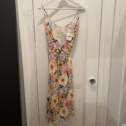 Colorful Summer Wrap Dress