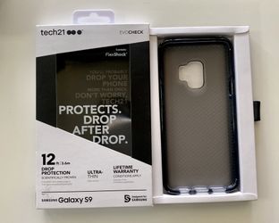 Tech 21 Samsung Galaxy S9 Flex Shock EVO Check Case Cover - BLACK