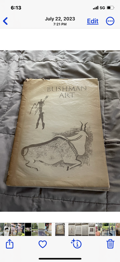 Walter Battiss , bushman Art book, portfolio one,, rare