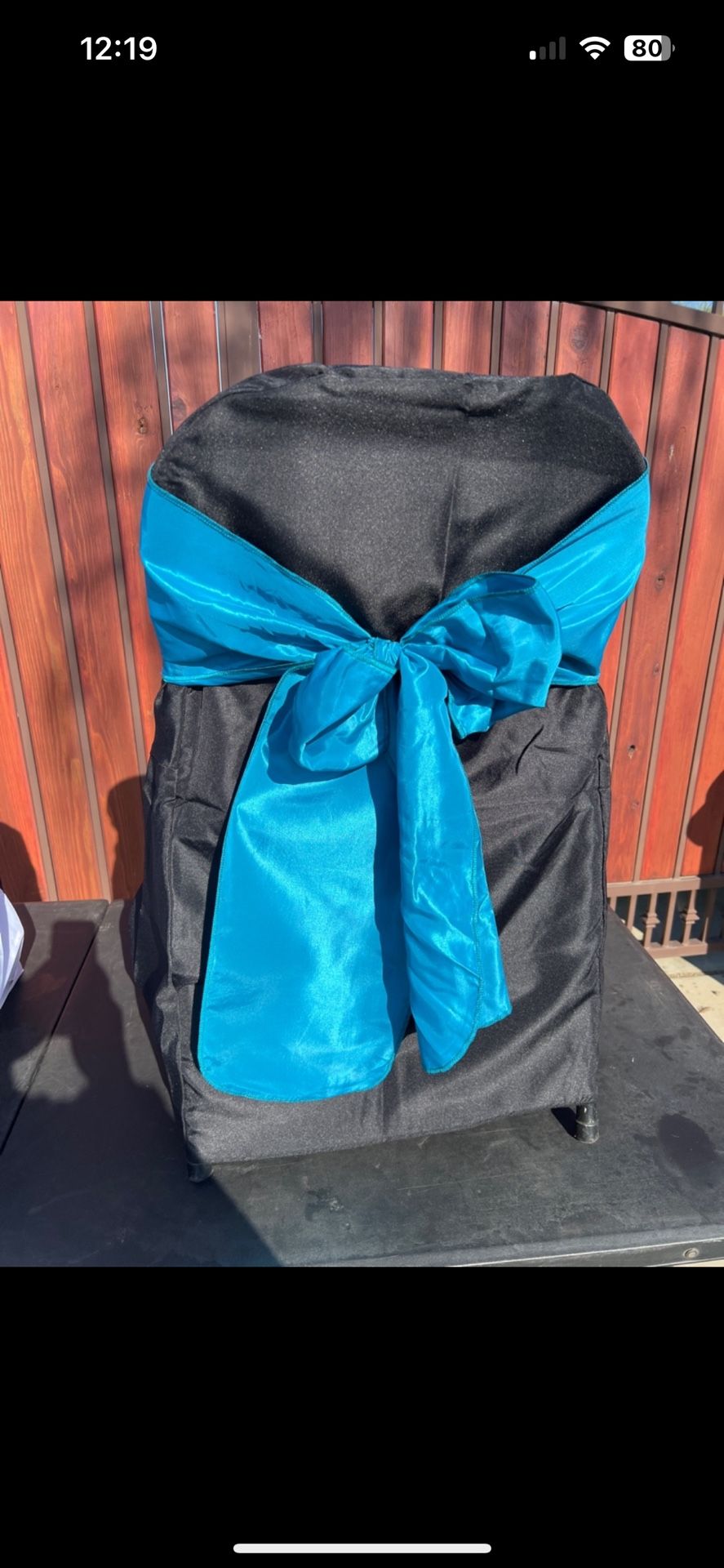 Turquoise Satin Bows