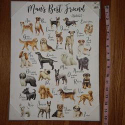 New Canvas Wall Hanging Picture DOGS DOGS 