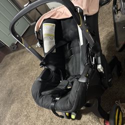 Doona Pink Car Seat & Stroller Set