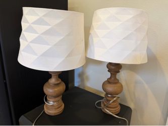 Two matching lamps