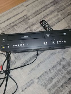 4-Head VCR DVD Combo Player with Remote