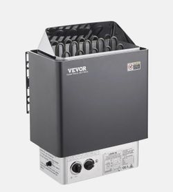 9KW Sauna Heater, Steam Bath Sauna Heater with Built-In Controls, Electric Saun
