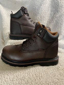 Schmidt men’s steel toe boots, size 9.5 NEW