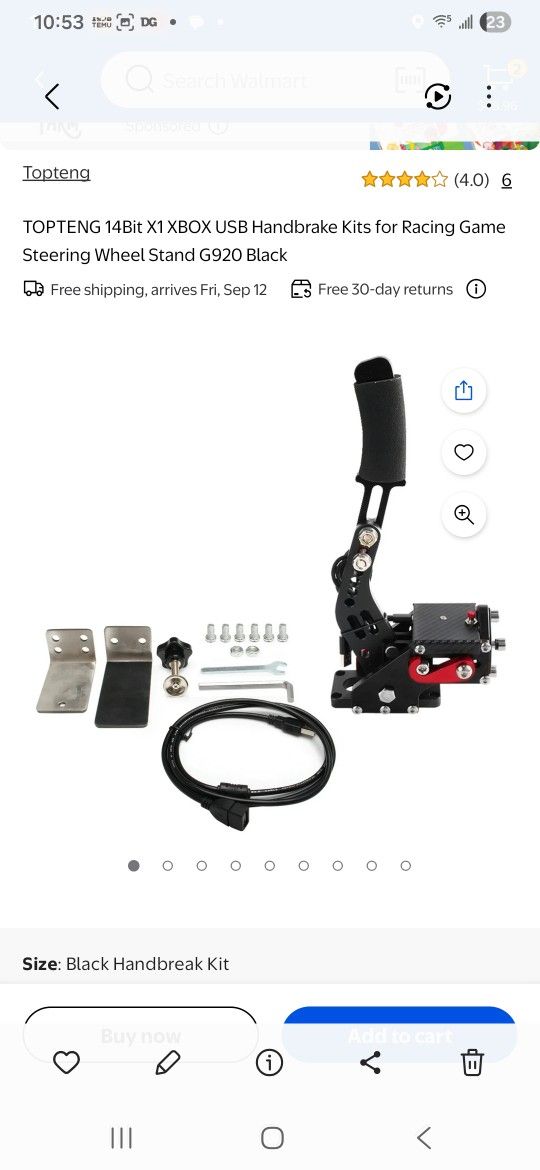 Racing PC Hand Brake 