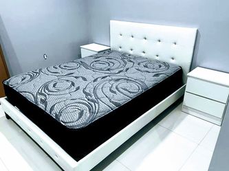 Cama Queen Nueva con colchón incluído