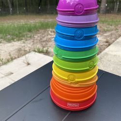 Fisher Price Nesting Ball Stacking Bowls Cups Preschool Toy 10 Pieces Complete