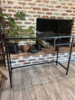 Small metal desk