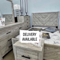🔥🔥FREE DELIVERY 🚚 NO DEPOSITBRAND NEW  Bed Room Set 
