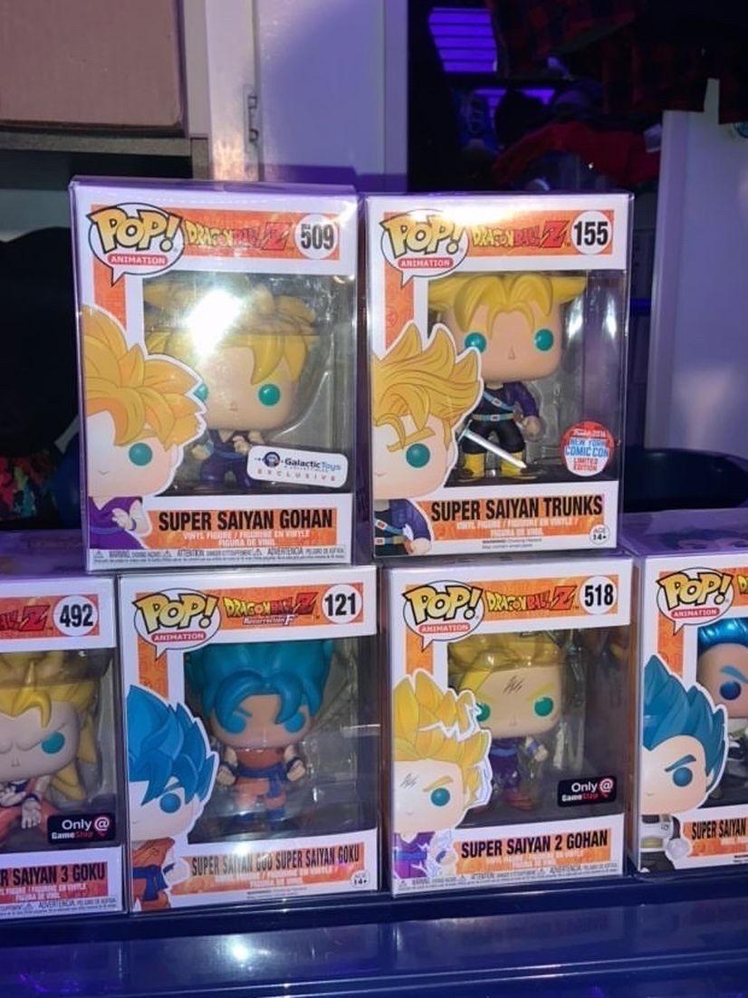 Dragon Ball Z Funko Pops