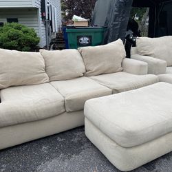Couch, Lounge, Ottoman