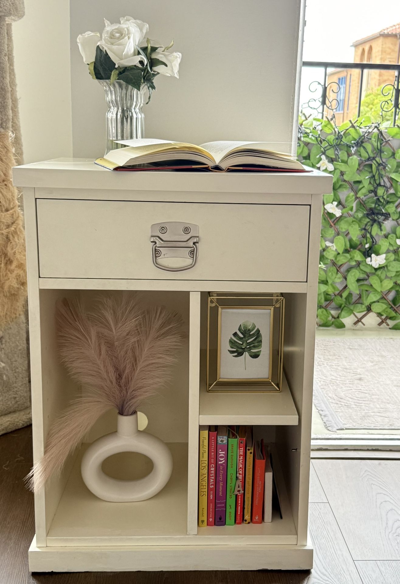 Tall Side Table / Or Nightstand/ Or Computer Tower Stand - Pottery Barn