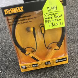 DeWalt Job Site Pro Wireless Earbuds 