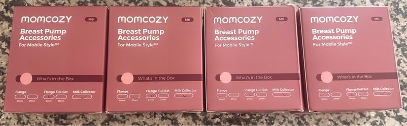 Momcozy breast pump flange and milk collector for M6 breast pump