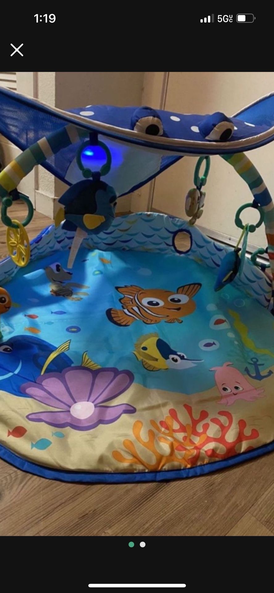Like new Finding Nemo Playgym Mat