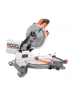 RYOBI 15 Amp 10 in. Corded Sliding Compound Miter Saw with LED Cutline Indicator Retail $269, our price $165