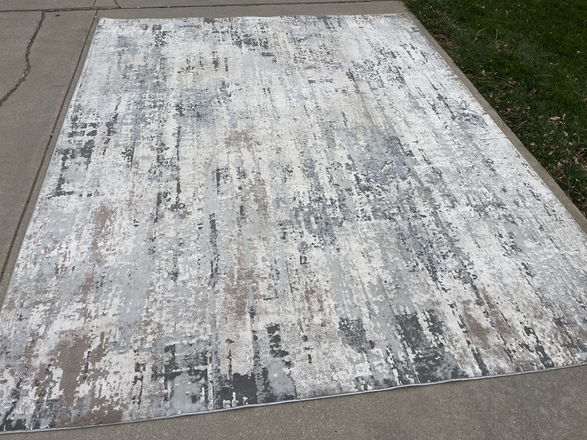 Large Modern Blend Style Area Rug (8’x10’)