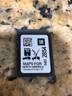 CHEVROLET GMC NAVIGATION SD CARD 8(contact info removed) FACTORY GM OEM